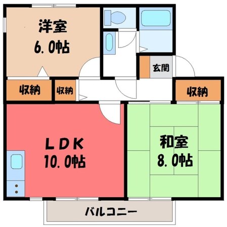 岡本駅 バス8分  御幸ヶ原児童公園前下車：停歩13分 2階の物件間取画像